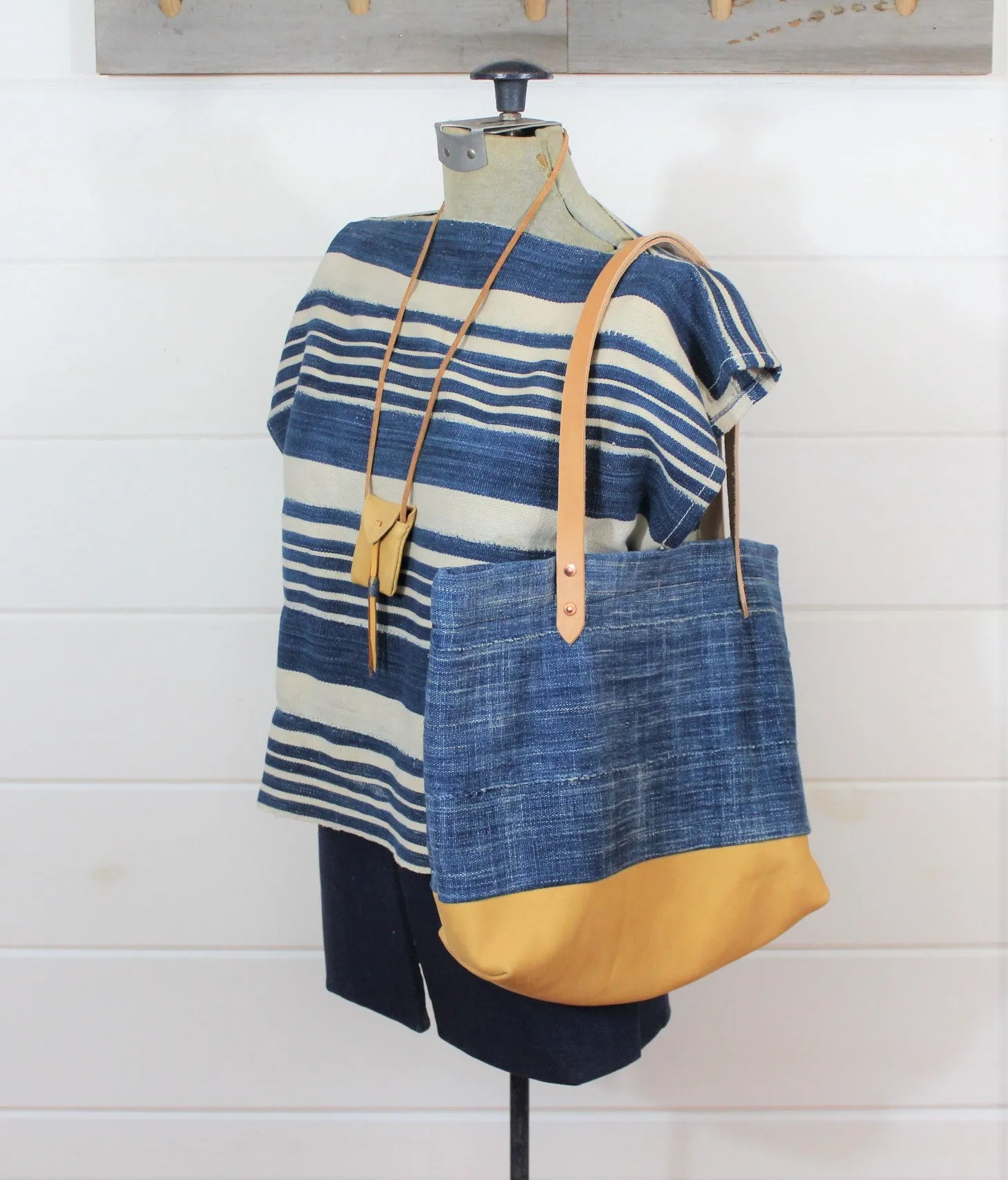 Indigo Stripe Top