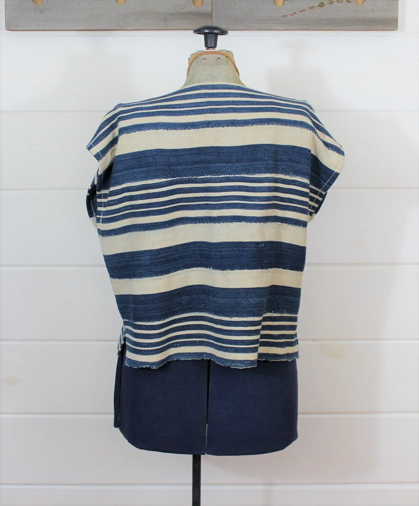 Indigo Stripe Top