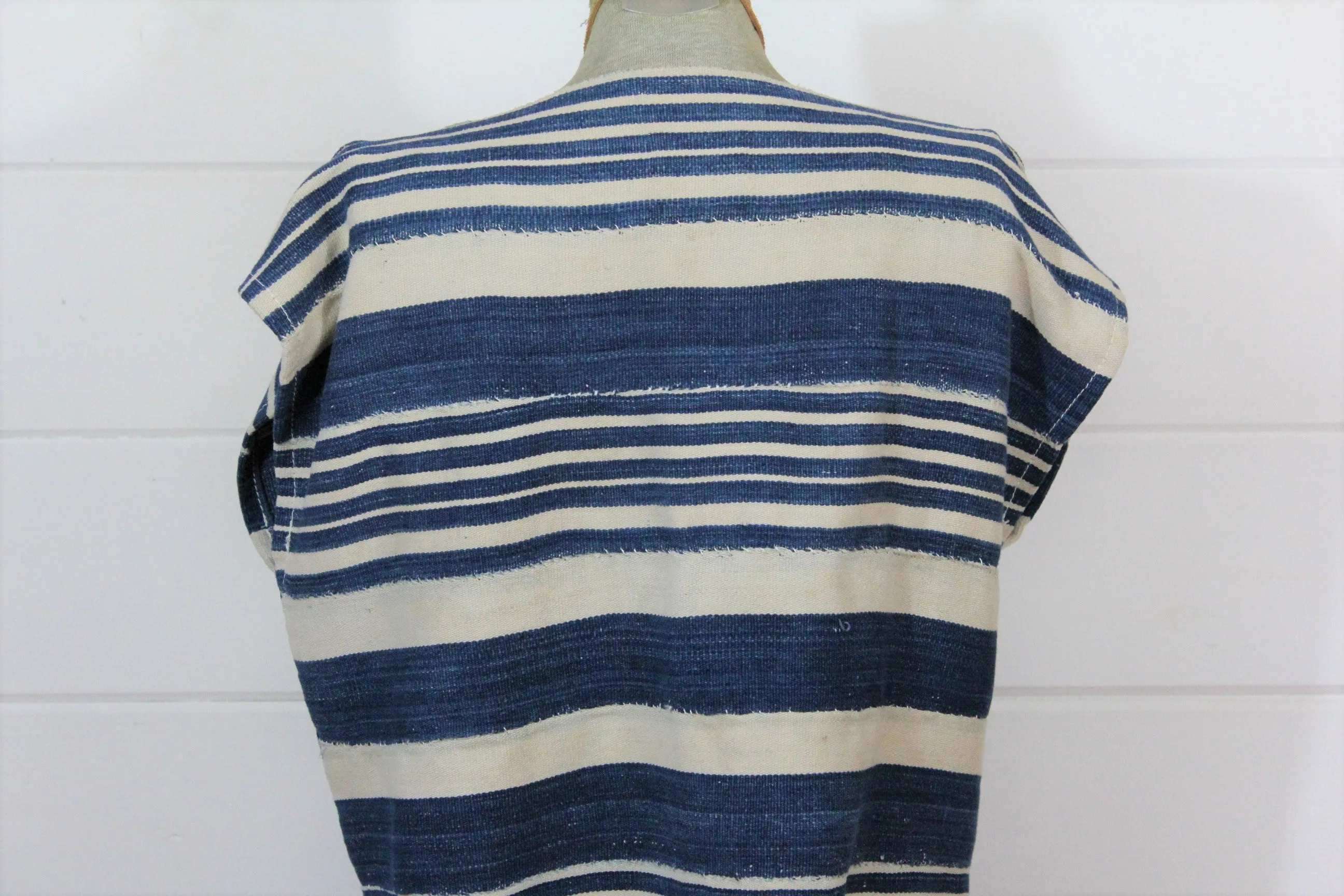 Indigo Stripe Top