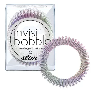 INVISIBOBBLE Slim Vanity Fairy Hair Ring Pack of 3 No Kink, Strong Hold, Stylish Bracelet - Suitable for All Hair Types