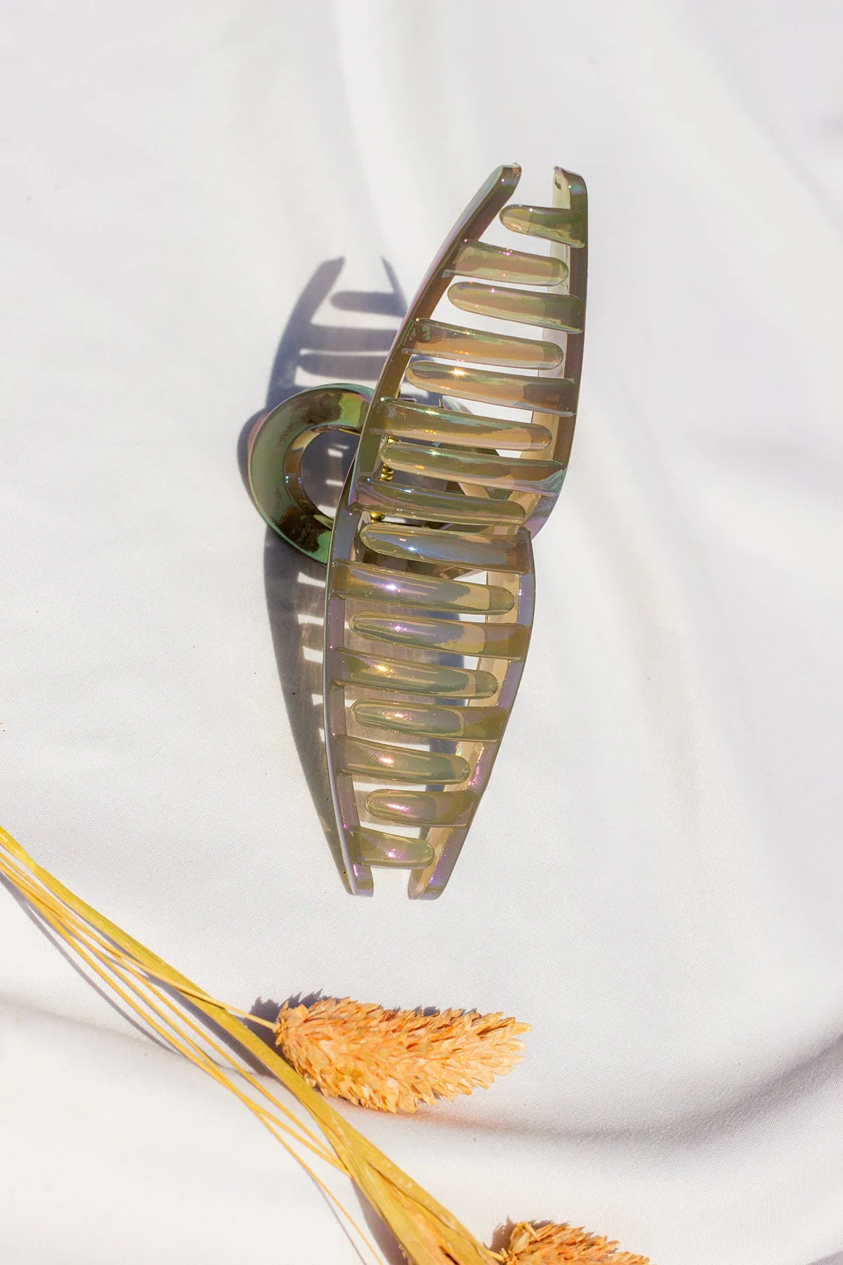 Iridescent Loop Claw Clip