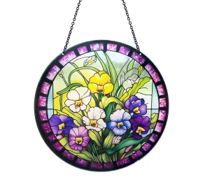 Iris Acrylic Suncatcher with Chain #SC101 by d'ears