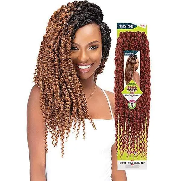 Janet Collection Nala Tress Synthetic Braid - BOHO TWIST BRAID 18"