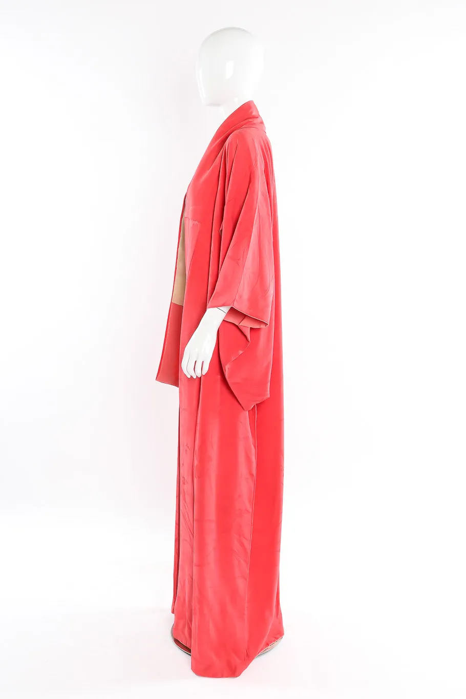 Japanese Embossed Floral Kimono