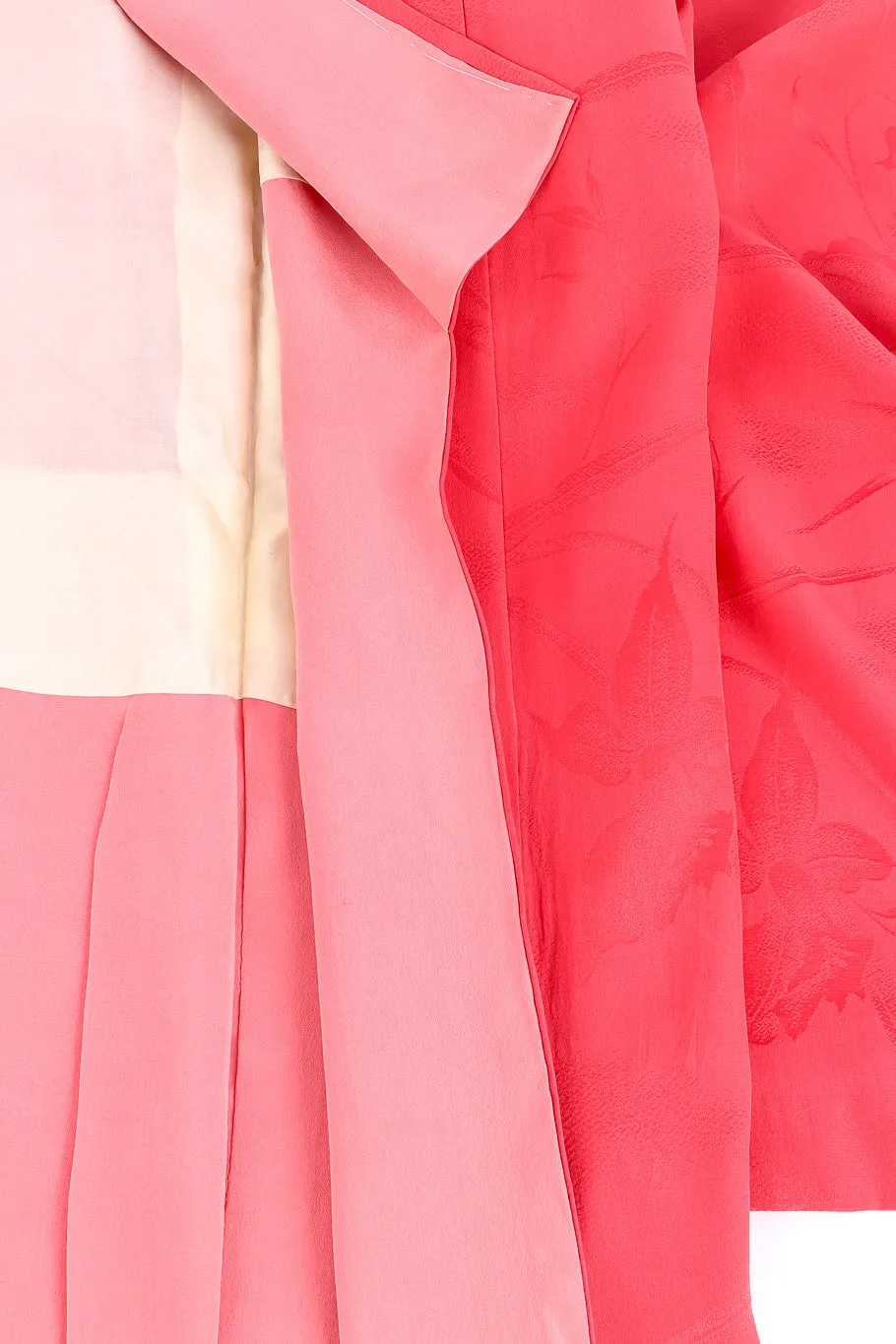 Japanese Embossed Floral Kimono