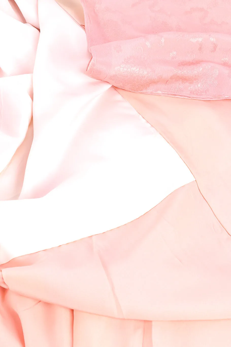 Japanese Powder Pink Floral Embossed Kimono