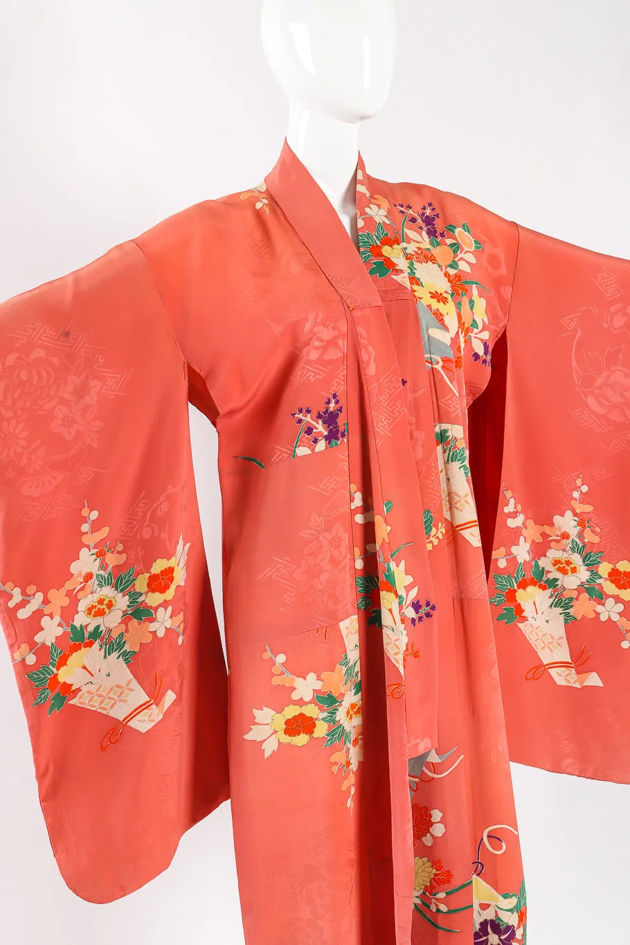 Japanese Spring Bouquet Kimono