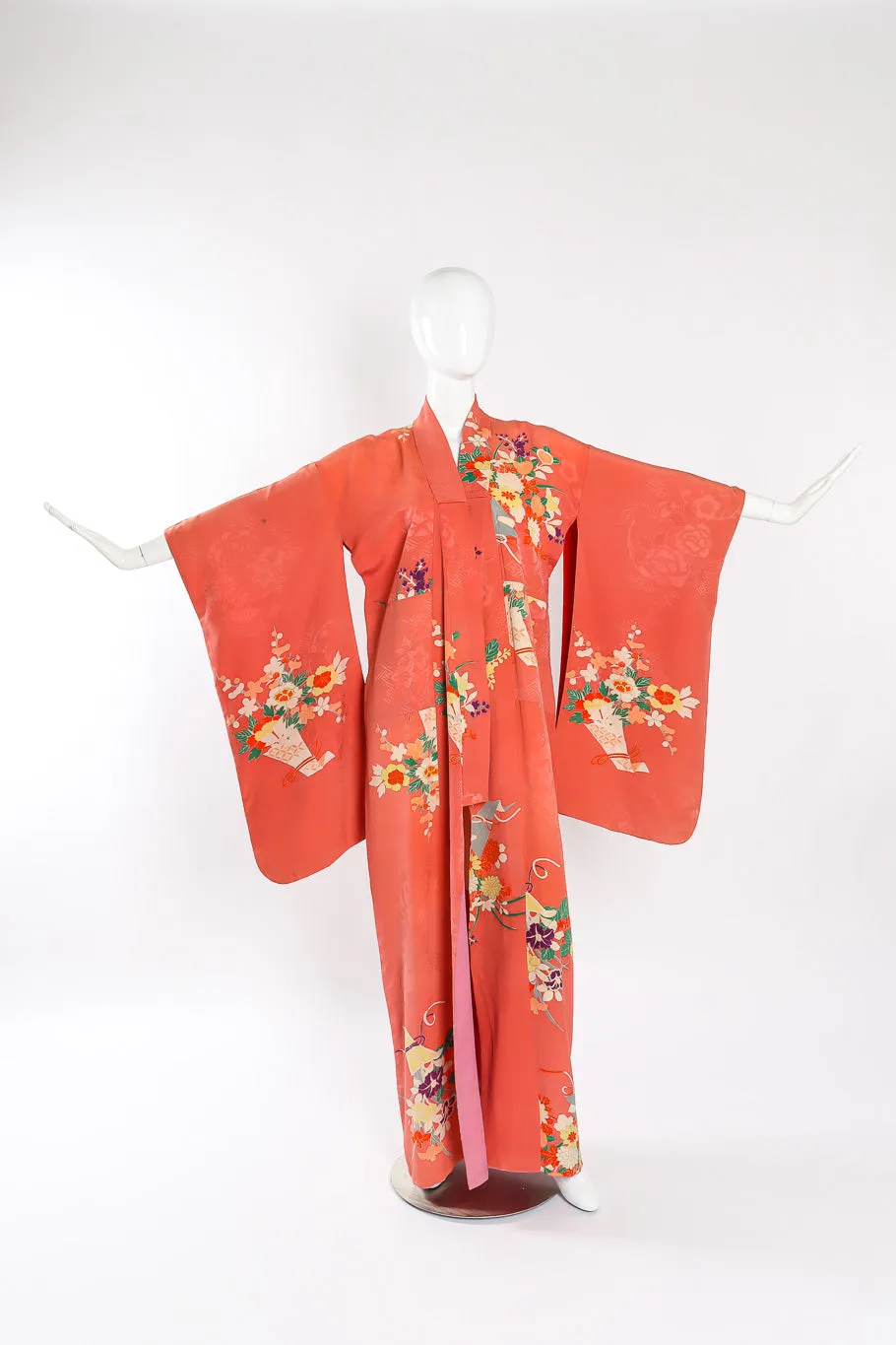 Japanese Spring Bouquet Kimono