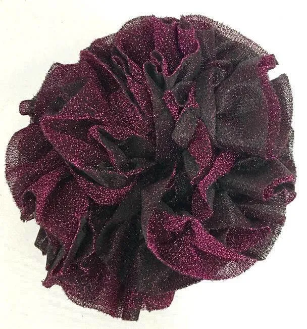 Khaleeji Volumizer Scrunchie Large Maxi Flower Hair Tie Bun Scarf