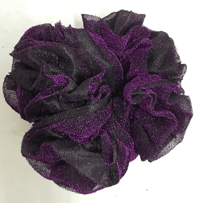 Khaleeji Volumizer Scrunchie Large Maxi Flower Hair Tie Bun Scarf