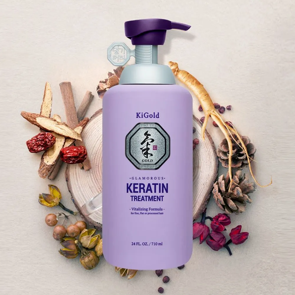 Ki Gold Glamorous Volume Keratin Hair Set 710ml   710ml
