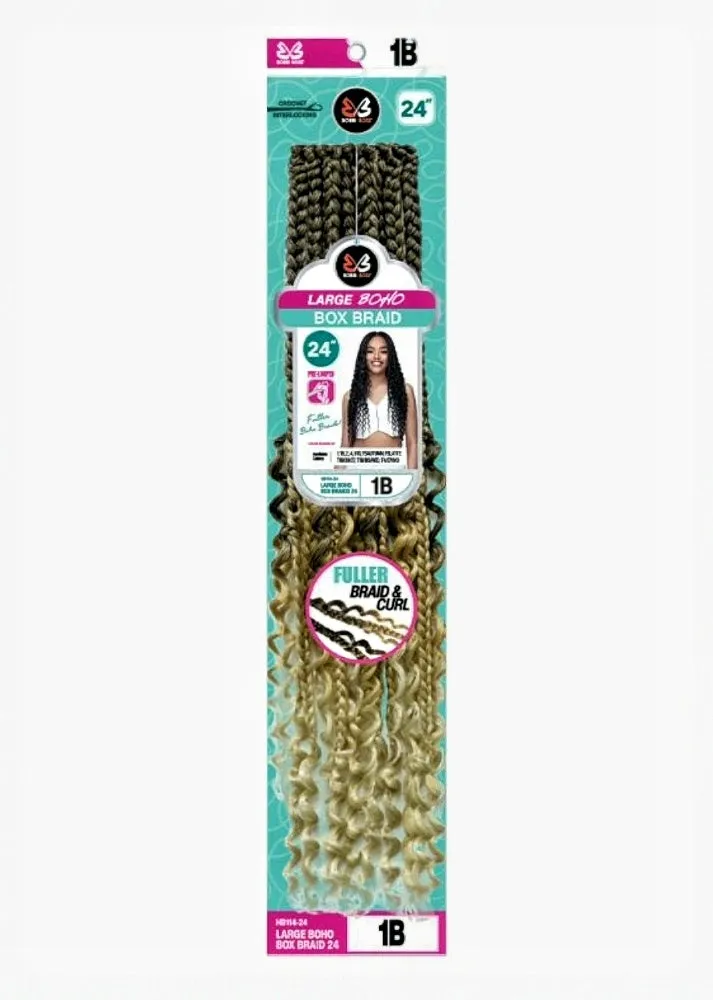Large Boho Box Braid 24"