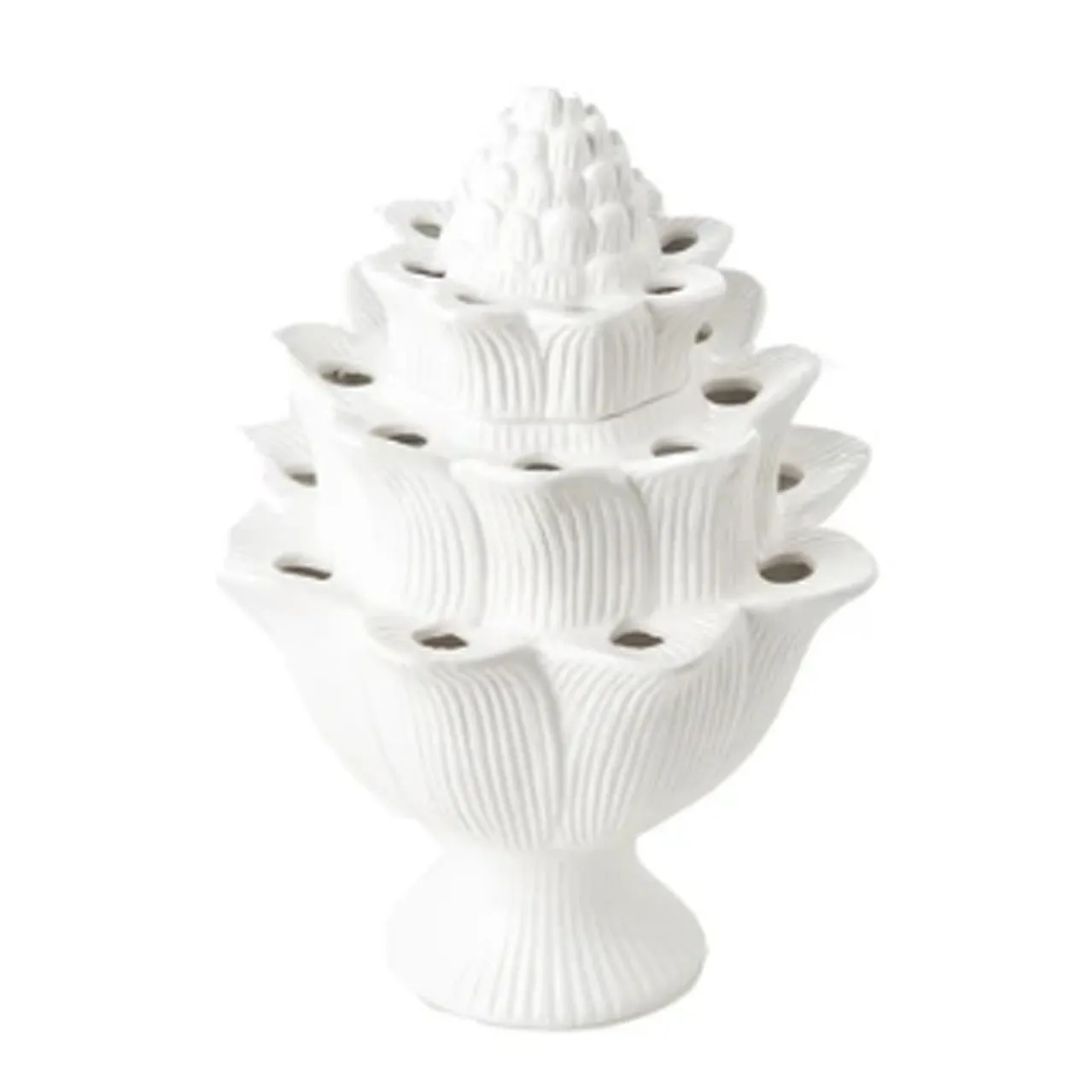 Large White Artichoke Tulipiere