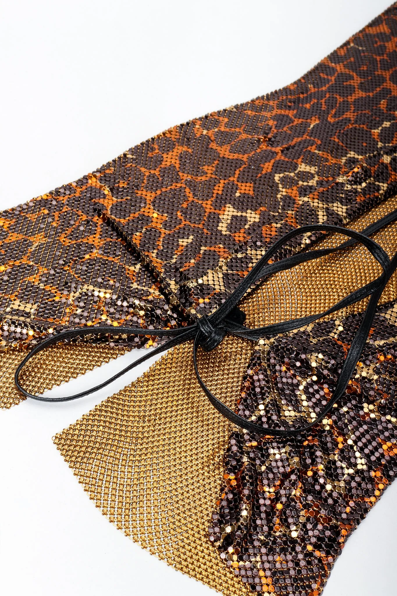 Leopard Mesh Halter Top