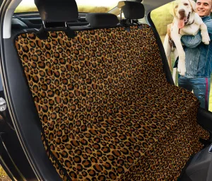 Leopard Print Back Bench Seat Cover For Pets