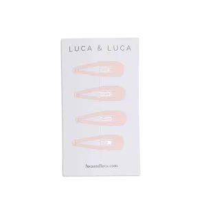 LIGHT PINK MEDIUM HAIR CLIPS