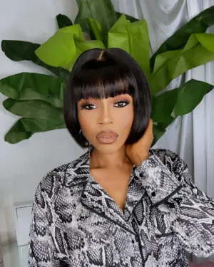 Lori - Straight Fringe Bob