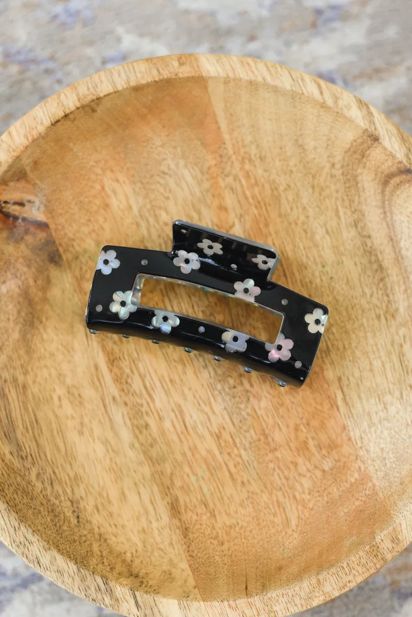 Luxe Daisy Opal Cut Out Hair Clip