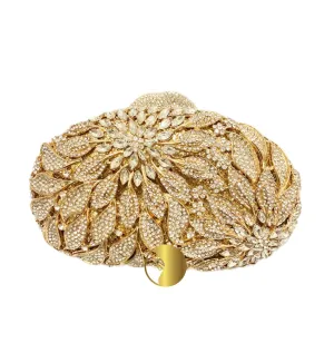 Luxury Rhinestone Purse - Gold
