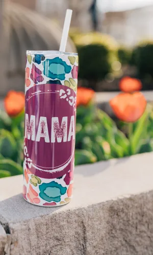 Mama Colorful Leopard Tumbler
