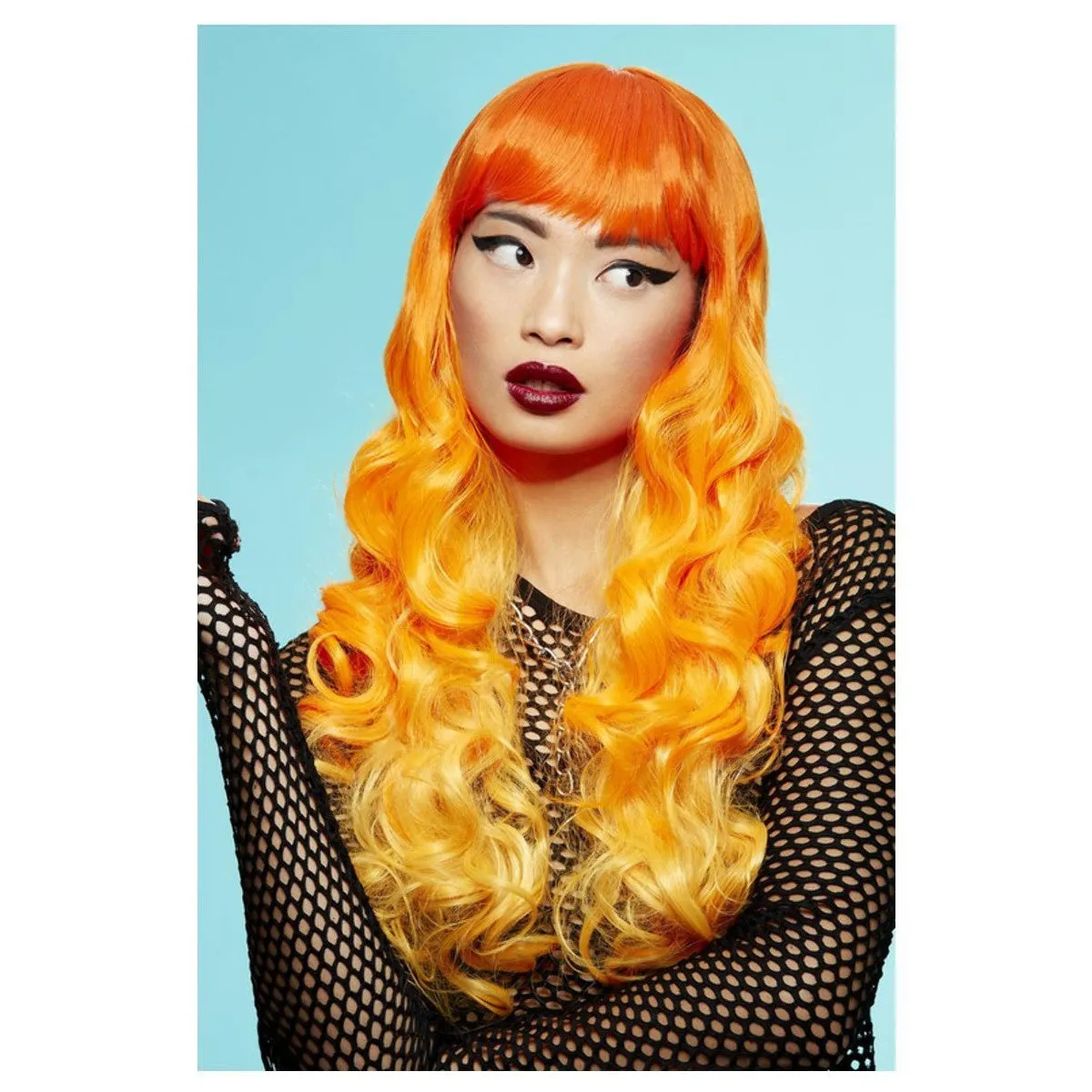Manic Panic Psychedelic Sunrise Siren Wig