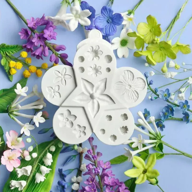 MINI ASSORTED FILLER FLOWERS MOULD