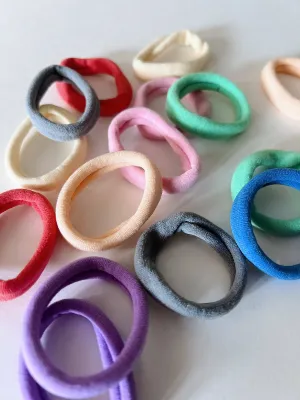 Mini hair ties- colorful 16pc 