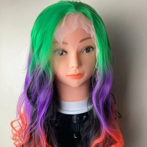 Mixed Colors Lace Front Wigs