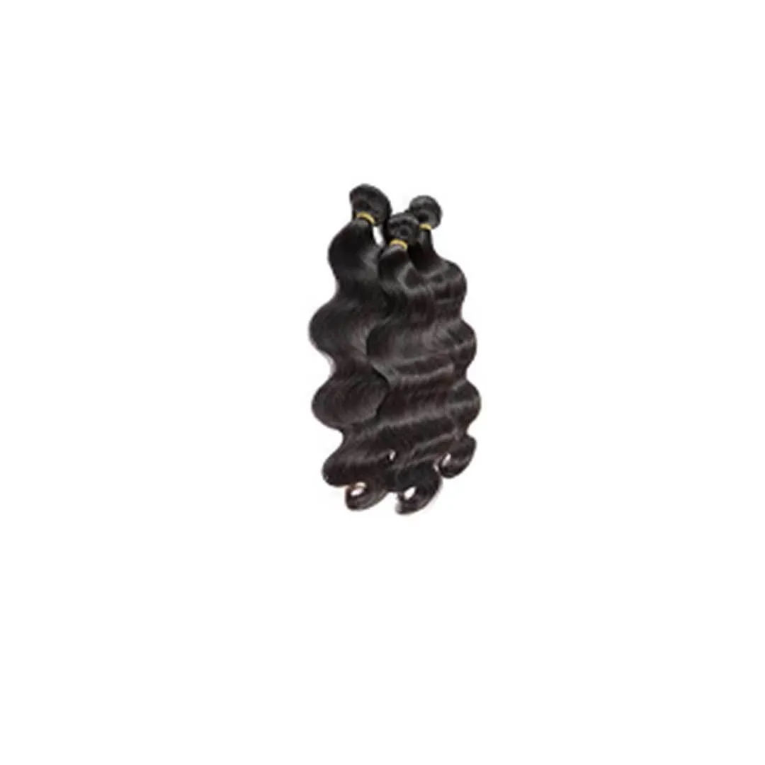 Mo Length Signature Body Wave Hair (12’ - 30’) - Natural Black Hair Extensions - 3 Bundle Deal