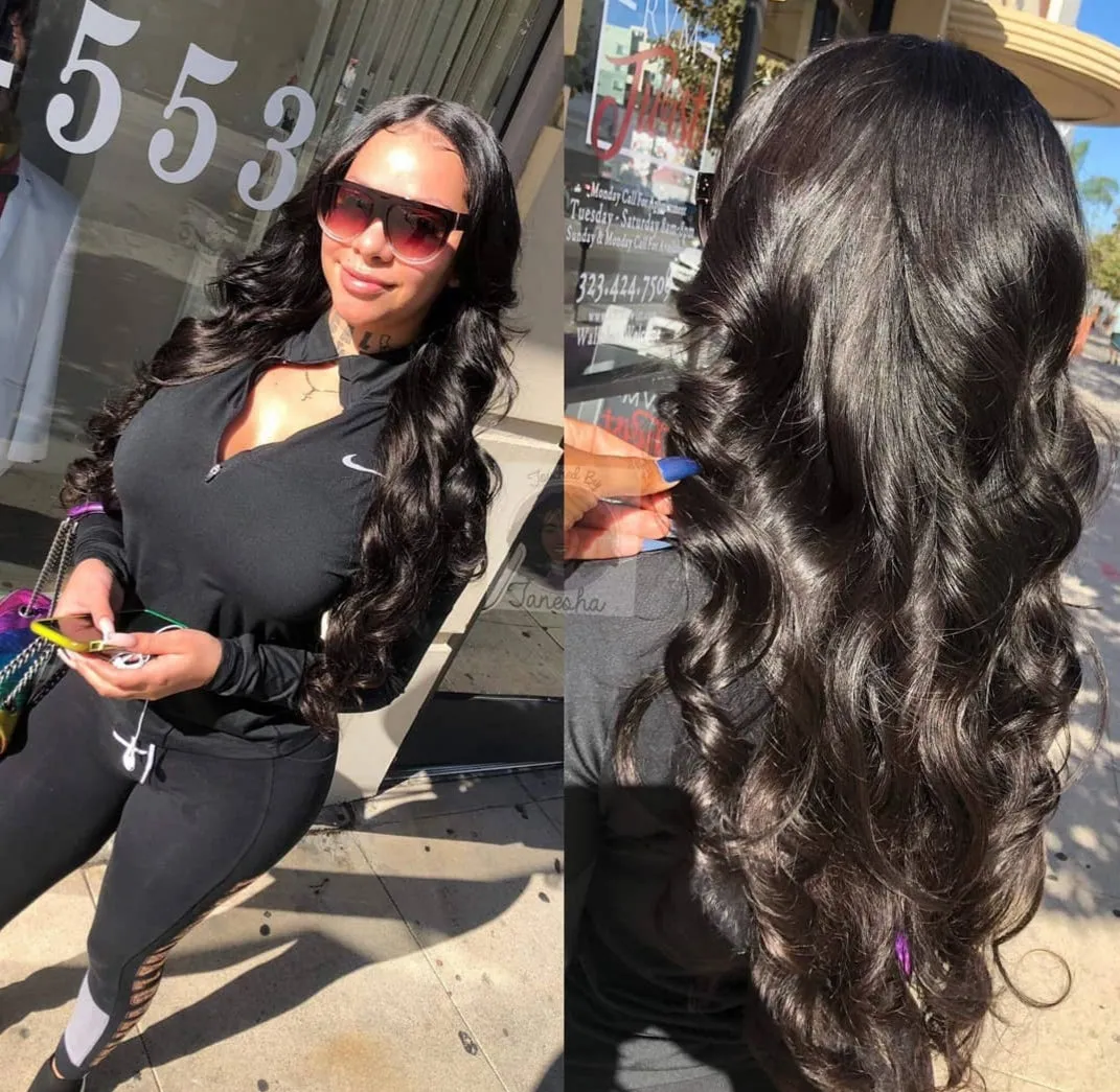Mo Length Signature Body Wave Hair (12’ - 30’) - Natural Black Hair Extensions - 3 Bundle Deal