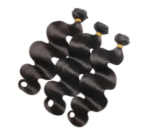 Mo Length Signature Body Wave Hair (12’ - 30’) - Natural Black Hair Extensions - 3 Bundle Deal