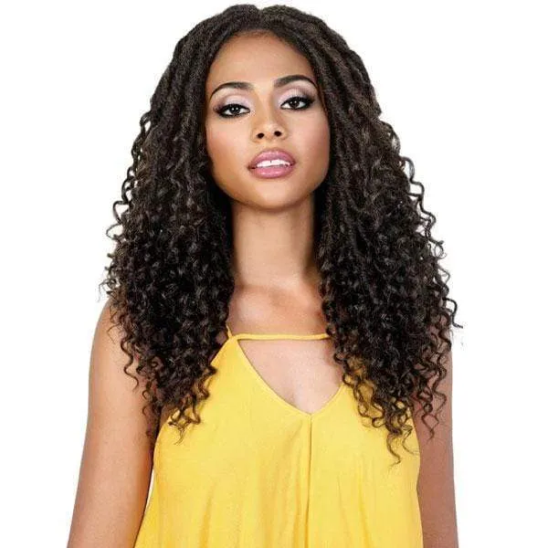 Motown Tress Synthetic Boho Loc Braid Lace Front Wig - L BOHO 22 - Clearance