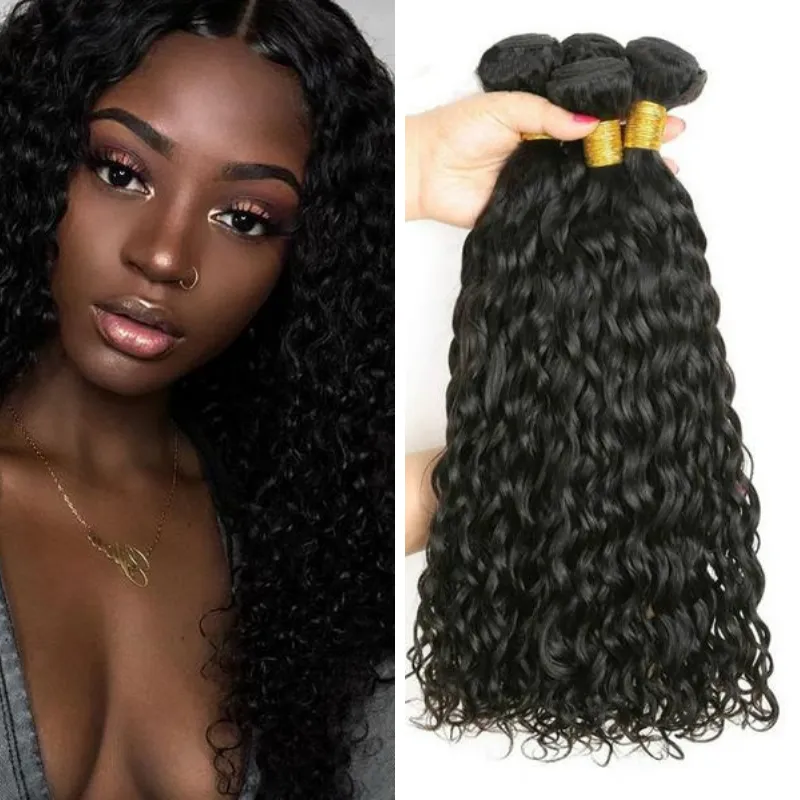 Natural Wave 100% Unprocessed Brazilian 3 Bundles Human Hair