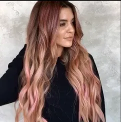 Ni kki pink ketter wig
