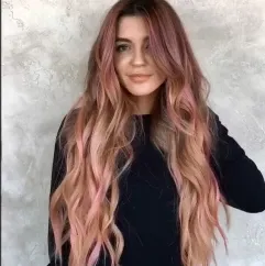 Ni kki pink ketter wig