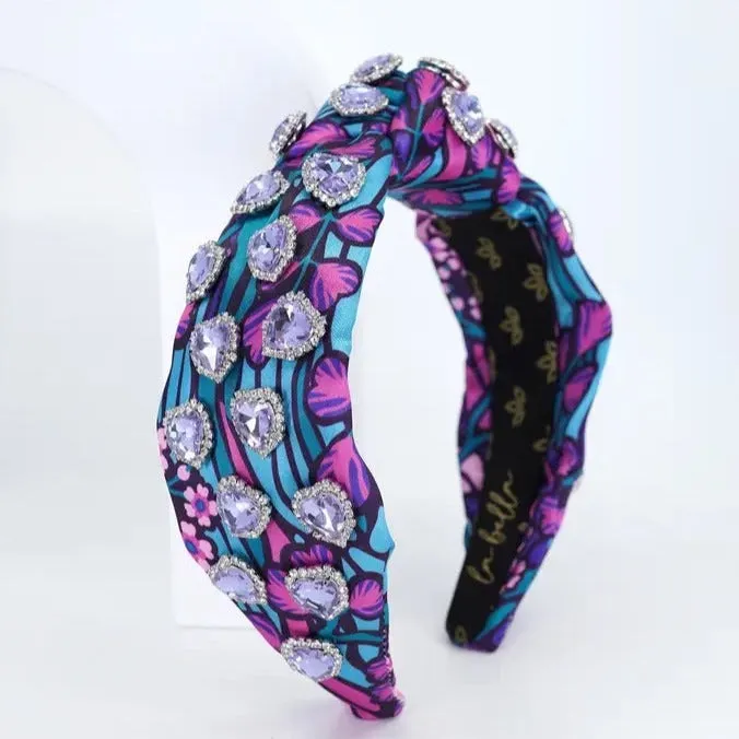 Night Garden Hearts Headband