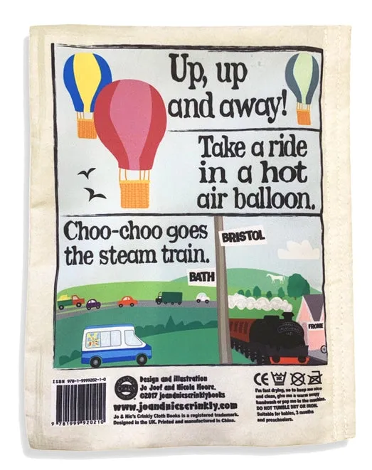 Nursery Times Crinkle Newspaper - Busy Road