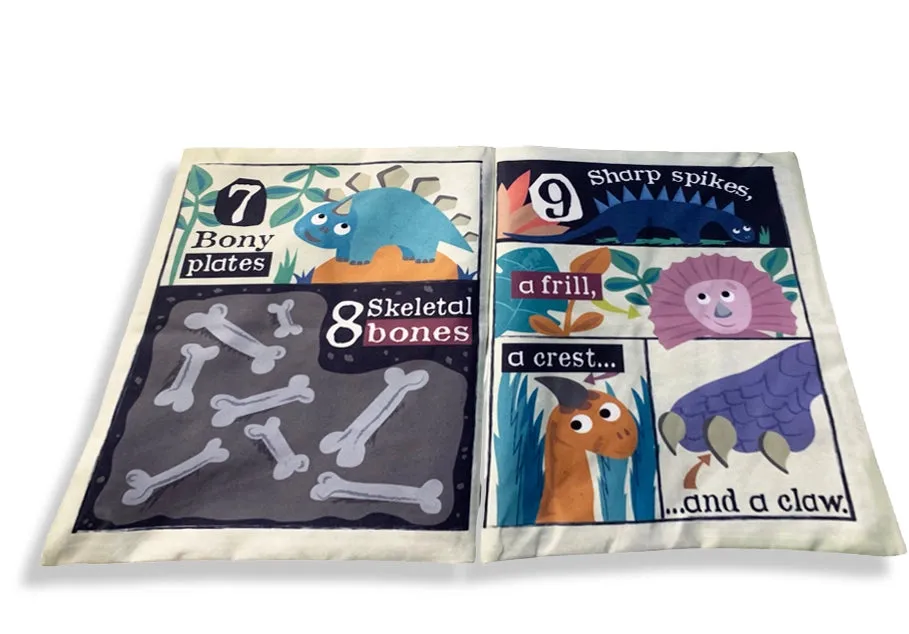 Nursery Times Crinkle Newspaper - Dinosaur Count