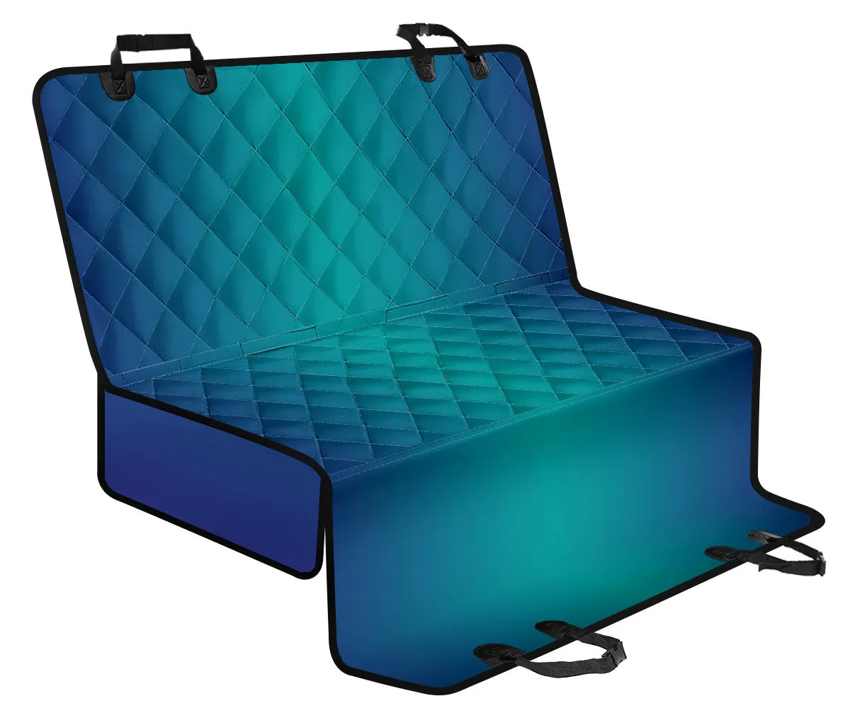 Ombre Blue Turquoise Car Pet Seat Cover Auto Back Seat Protector