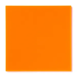 Orange Fluorescent Acrylic Sheet