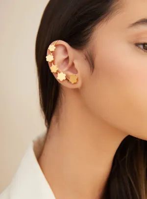 Outhouse   I   Oh Poppi Mulberry Street Clump Earcuff Brass, Gold Accessories OHAW21EC401