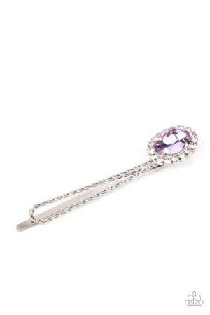Paparazzi Gala Glitz - Purple Bobby Pin