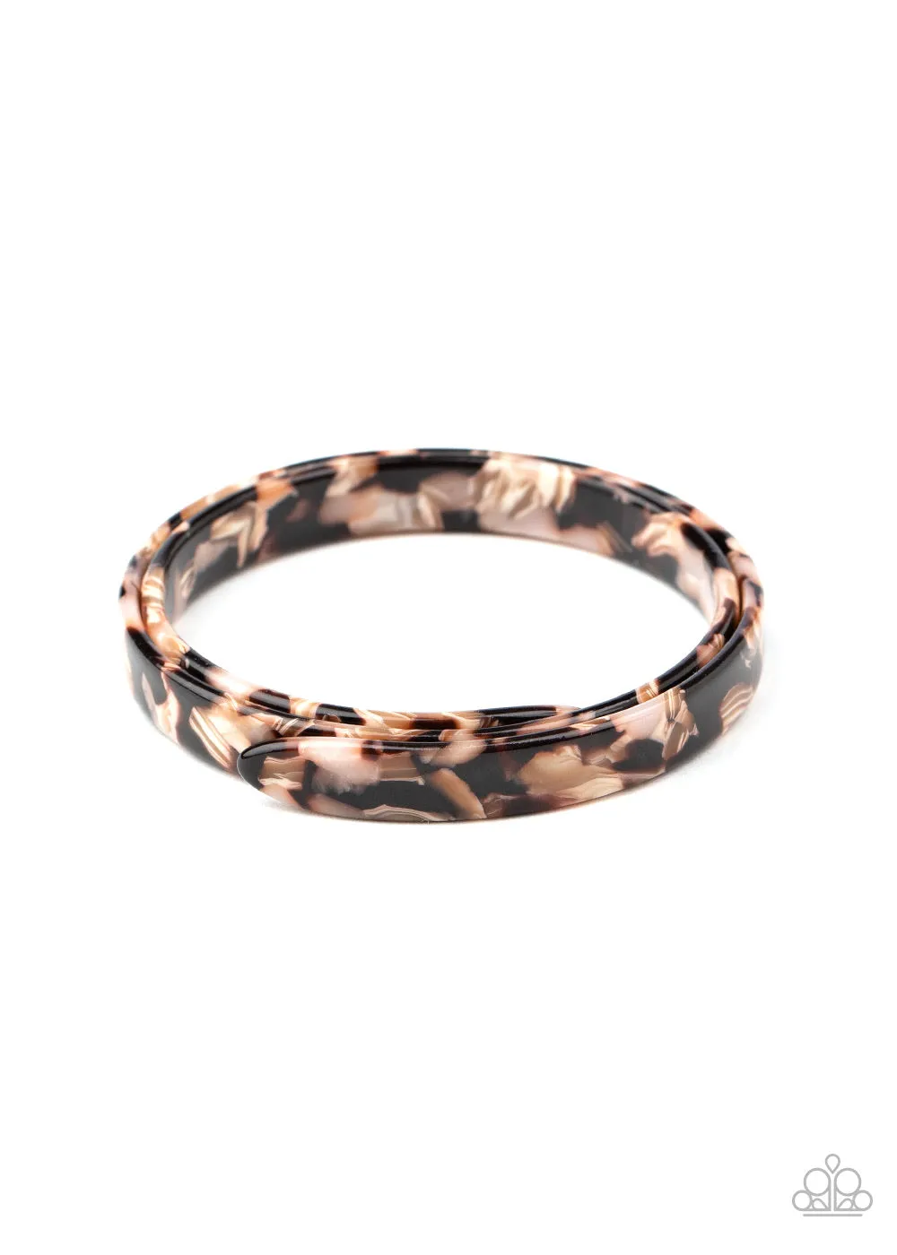 Paparazzi In The HAUTE Zone Bracelet Brown