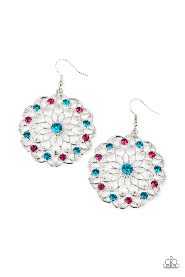 Paparazzi Posy Proposal Earrings Multi