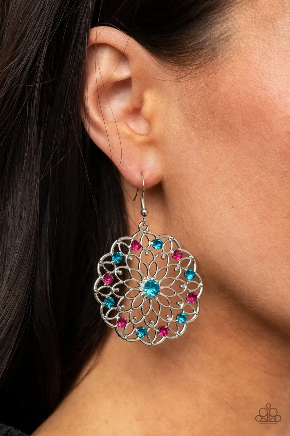 Paparazzi Posy Proposal Earrings Multi
