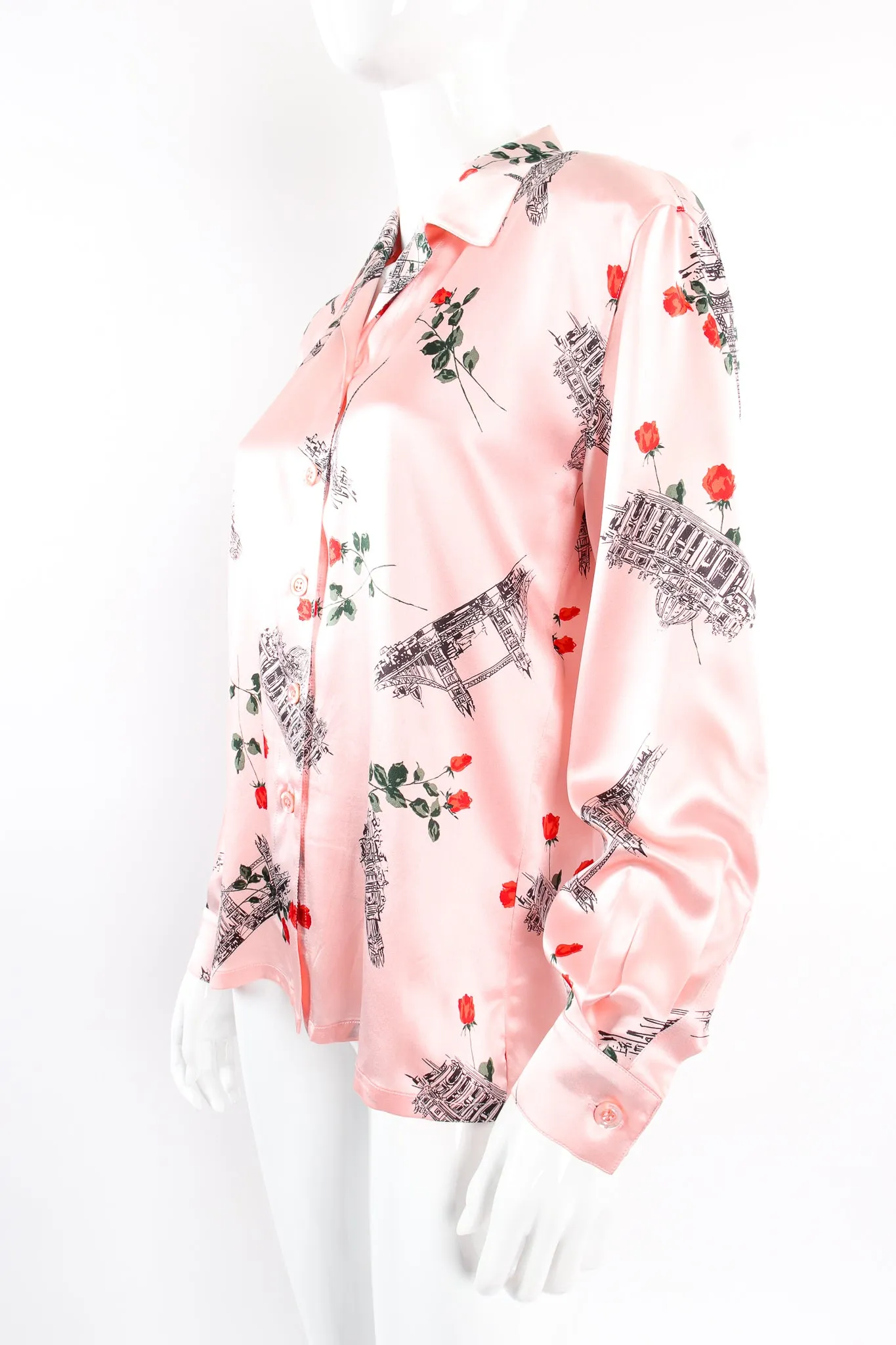 Paris Rose Silk Shirt