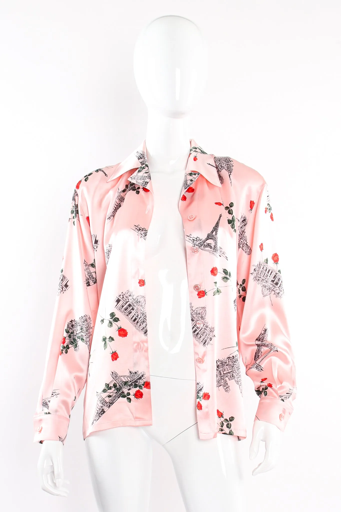 Paris Rose Silk Shirt