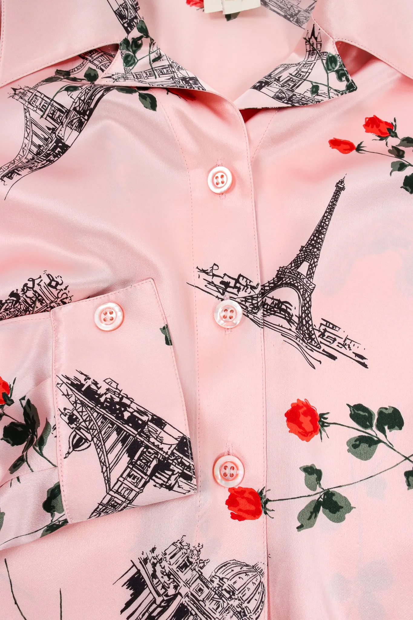 Paris Rose Silk Shirt