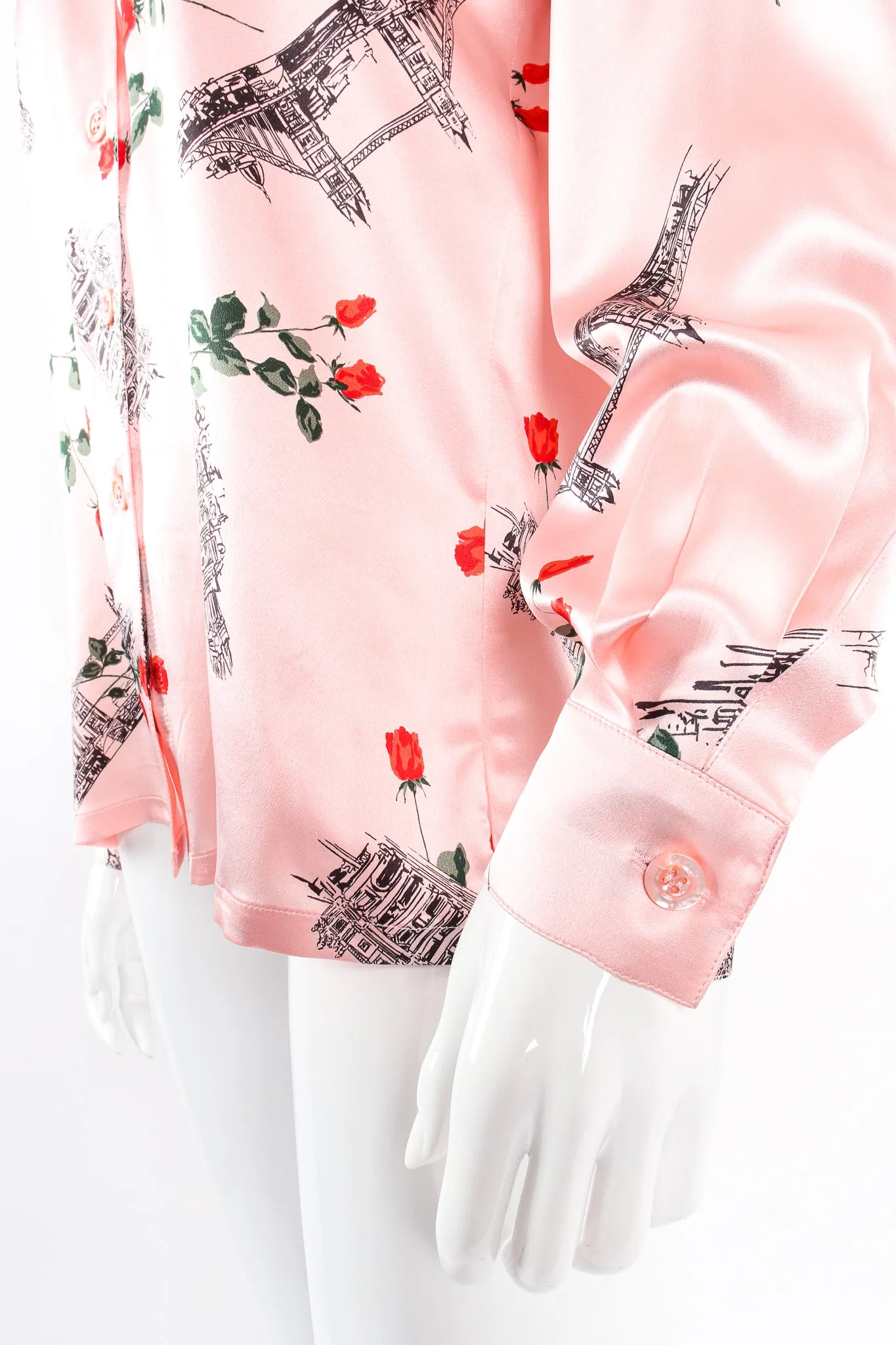 Paris Rose Silk Shirt