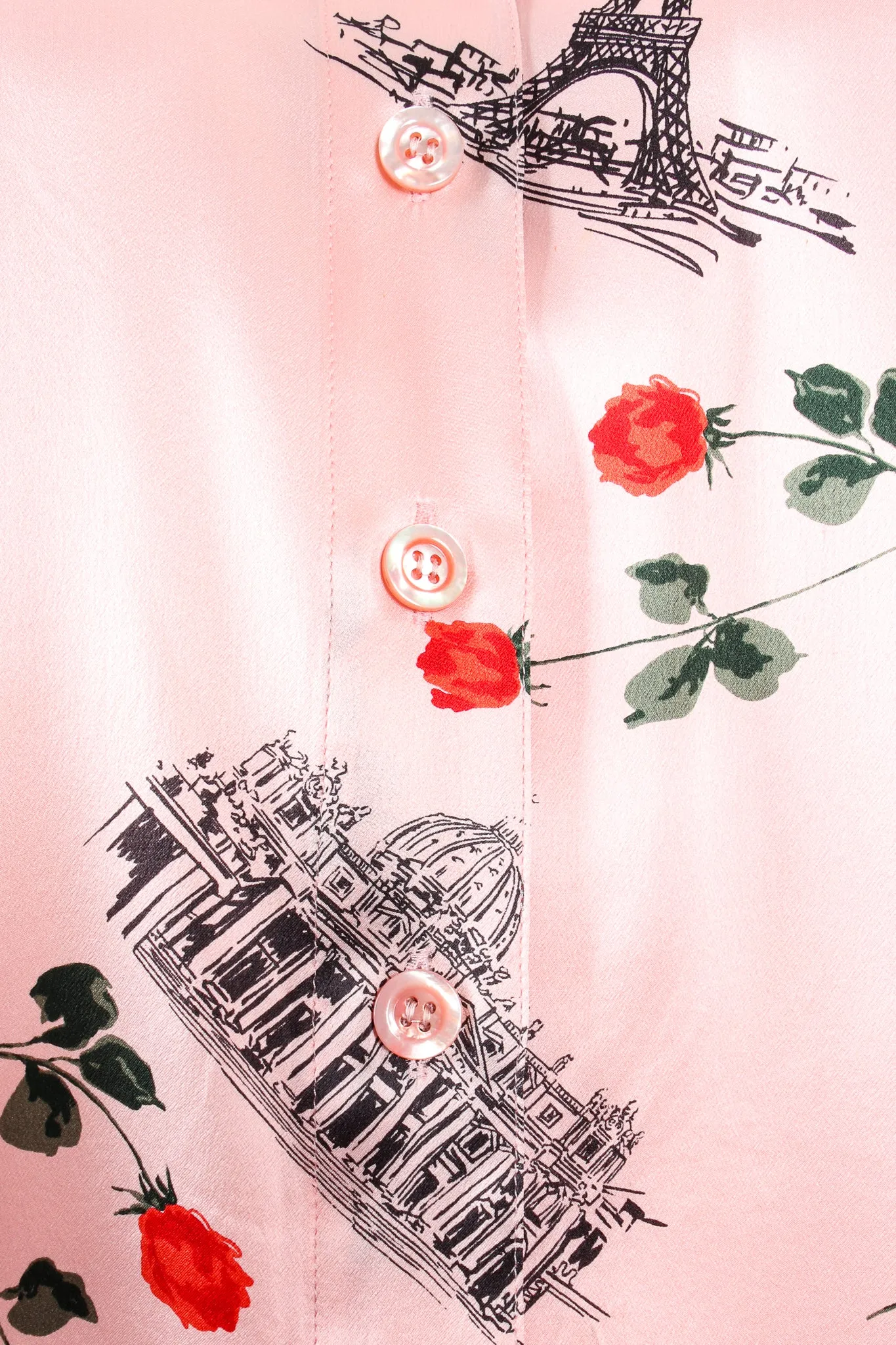 Paris Rose Silk Shirt